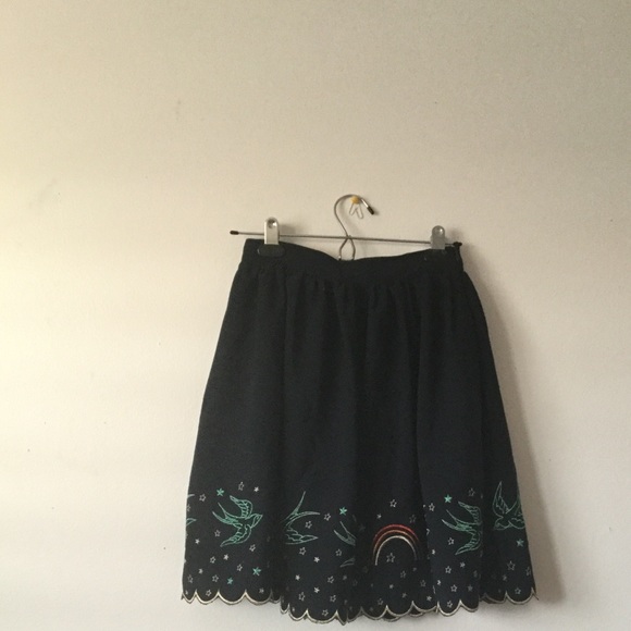 ModCloth Embroidered Skirt - Picture 3 of 5